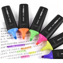 得力S600荧光笔橙色